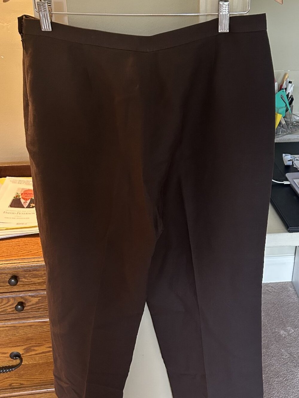 Kasper brown dress pants petite size 12